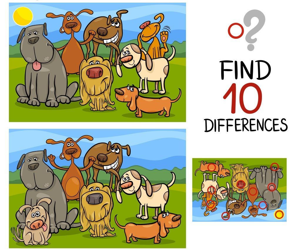 İki Resim Arasındaki 10 Farkı Bul