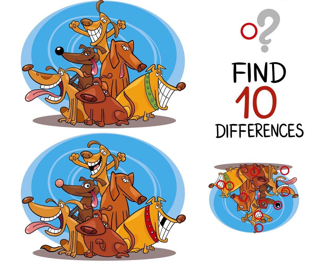 İki Resim Arasındaki 10 Farkı Bul