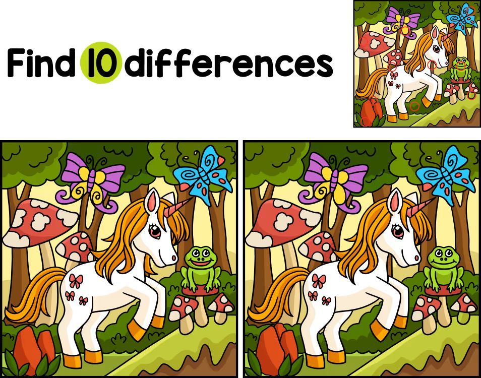 İki Resim Arasındaki 10 Farkı Bul