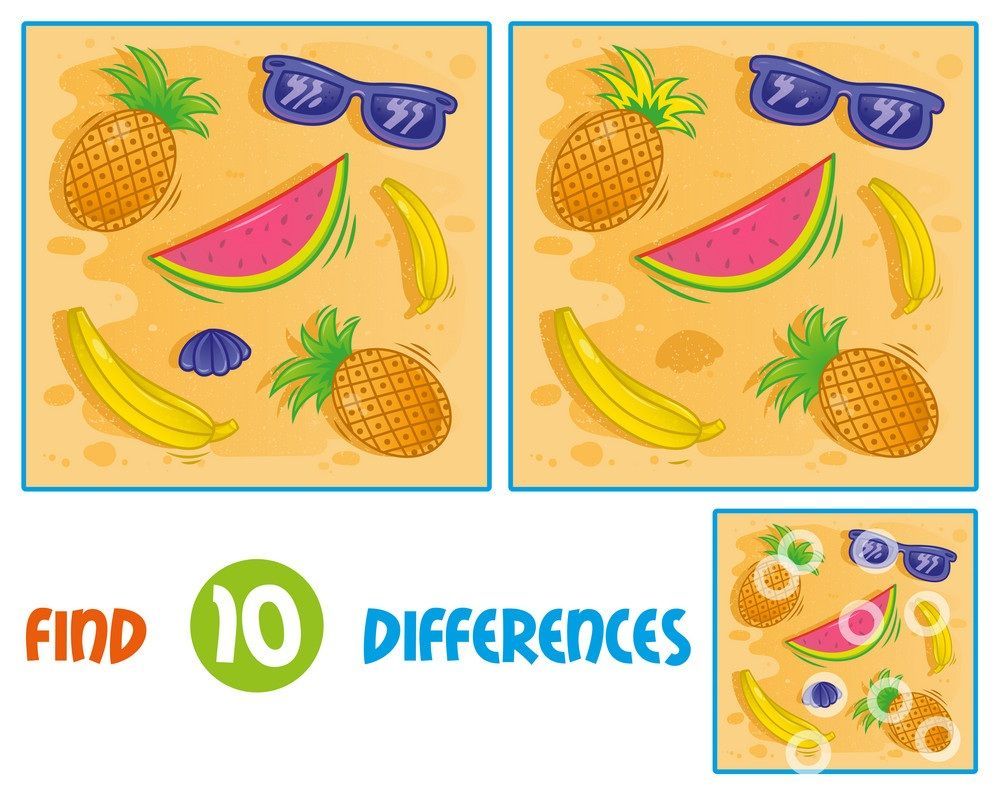 İki Resim Arasındaki 10 Farkı Bul