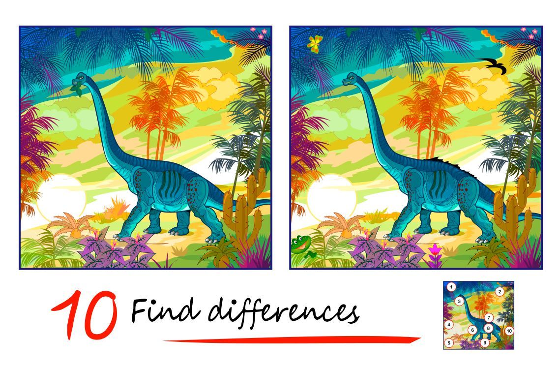 İki Resim Arasındaki 10 Farkı Bul