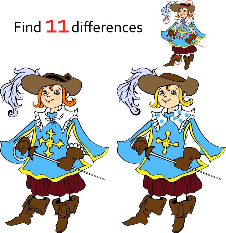 İki Resim Arasındaki 10 Farkı Bul