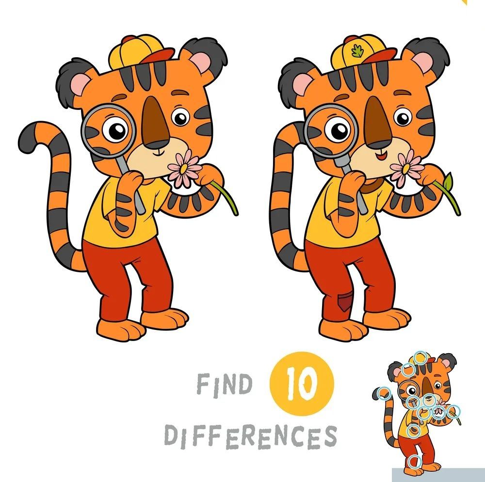 İki Resim Arasındaki 10 Farkı Bul