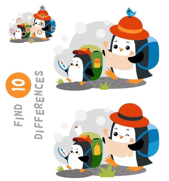 İki Resim Arasındaki 10 Farkı Bul