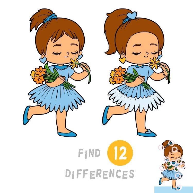 İki Resim Arasındaki 10 Farkı Bul