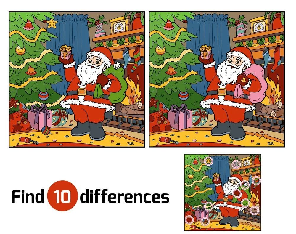 İki Resim Arasındaki 10 Farkı Bul