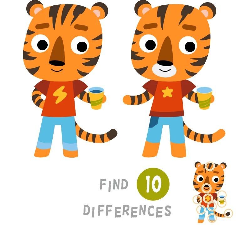 İki Resim Arasındaki 10 Farkı Bul