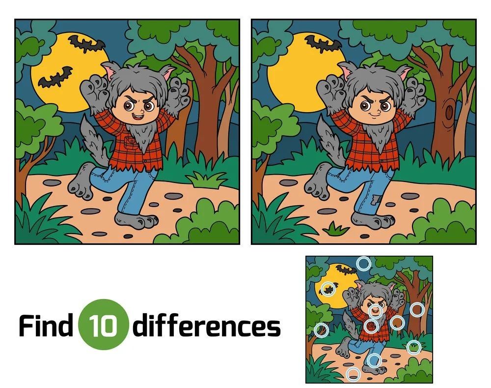 İki Resim Arasındaki 10 Farkı Bul