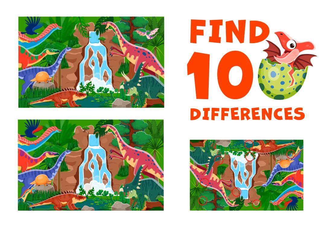 İki Resim Arasındaki 10 Farkı Bul