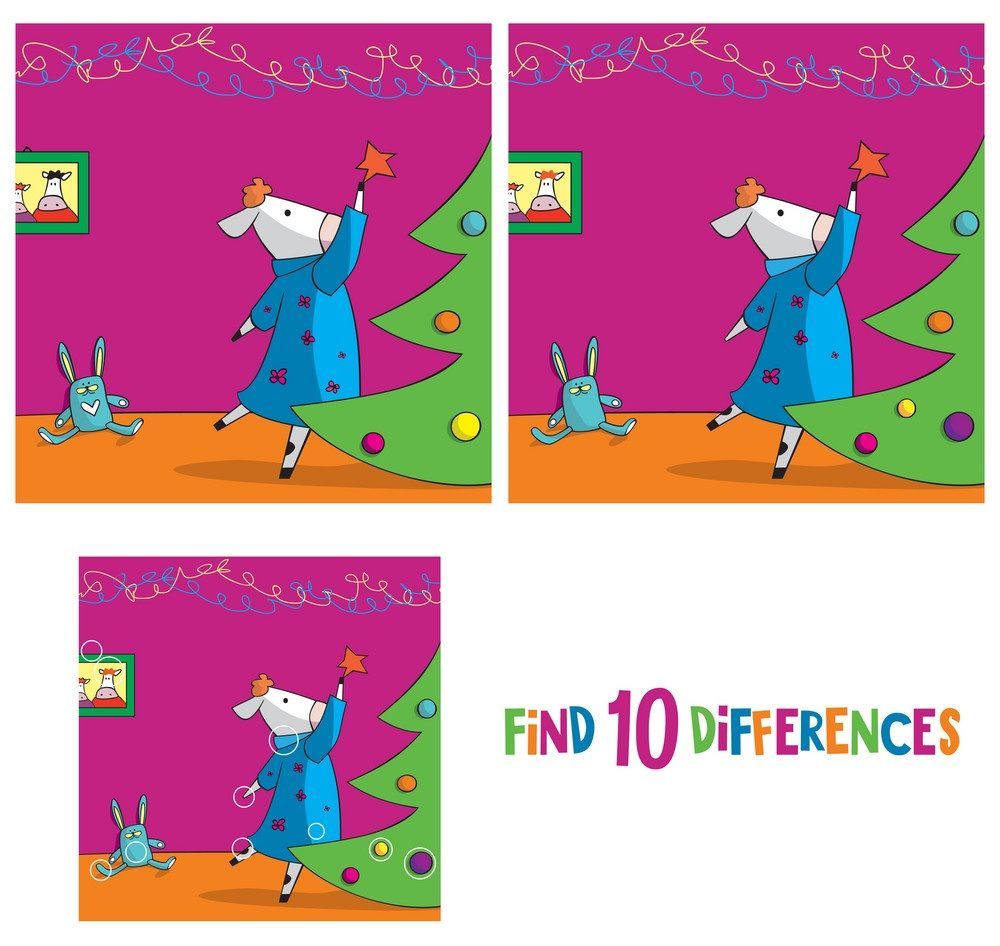 İki Resim Arasındaki 10 Farkı Bul