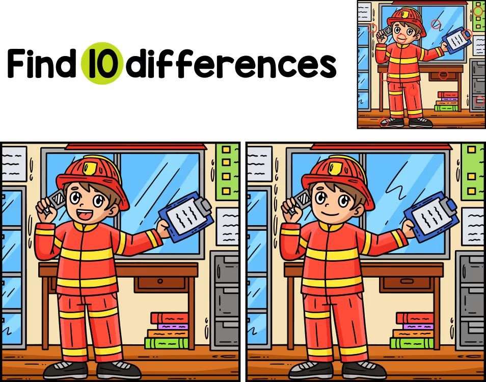 İki Resim Arasındaki 10 Farkı Bul