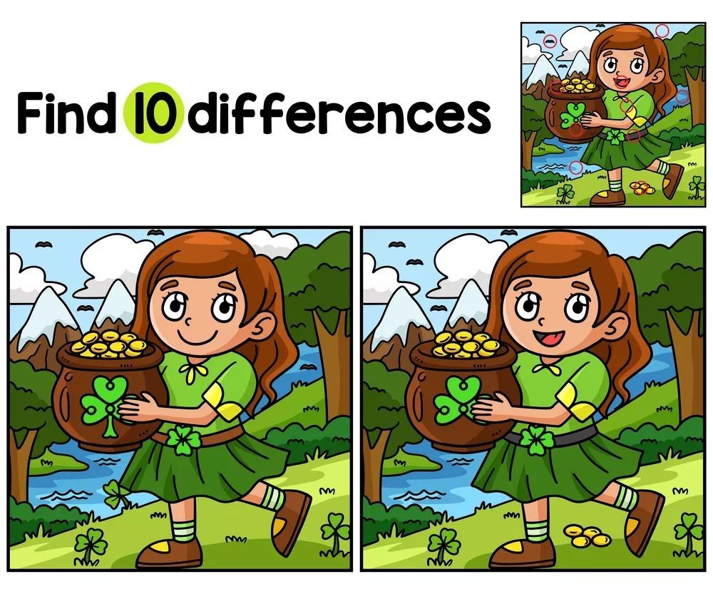 İki Resim Arasındaki 10 Farkı Bul