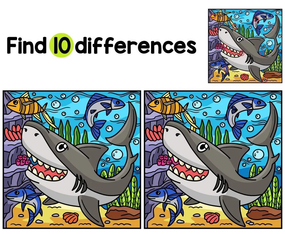 İki Resim Arasındaki 10 Farkı Bul