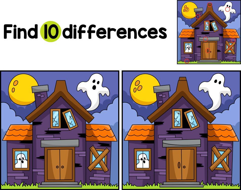 İki Resim Arasındaki 10 Farkı Bul
