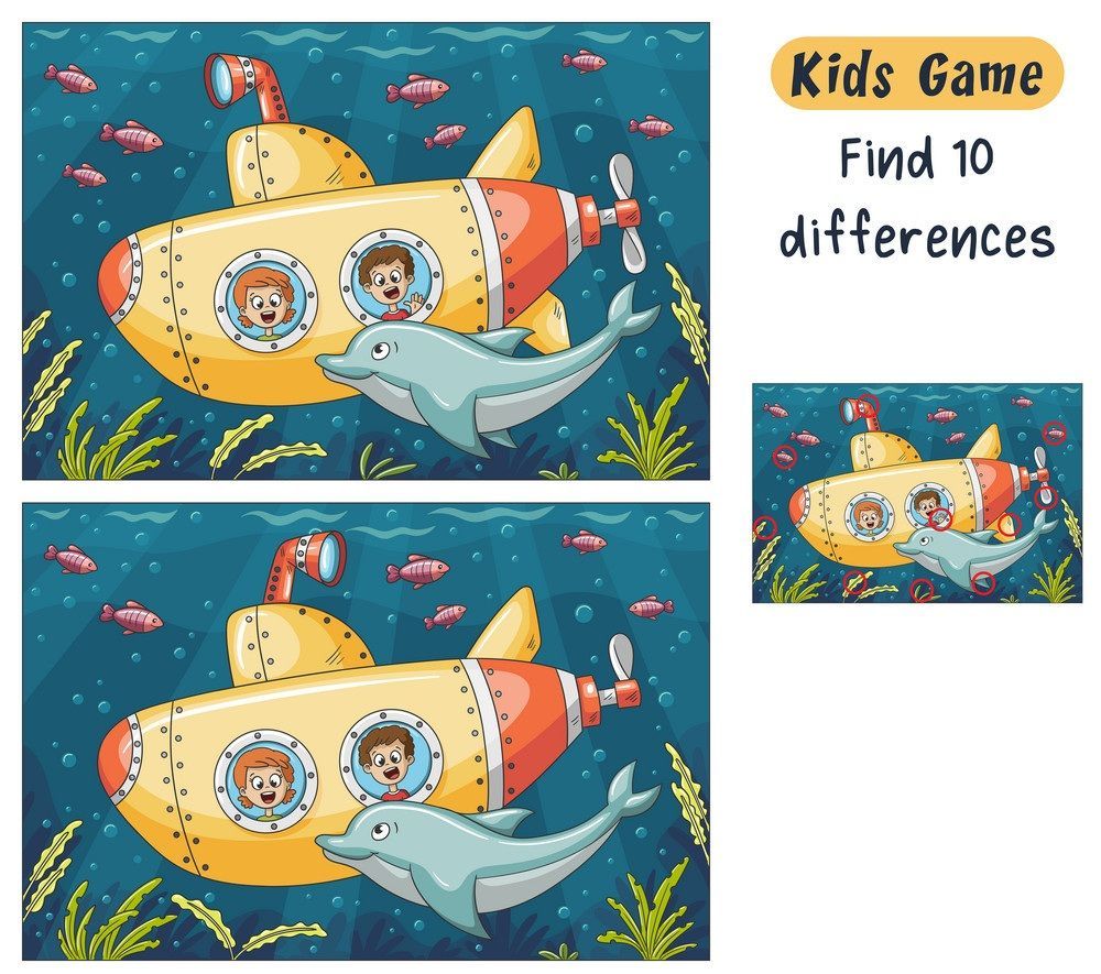 İki Resim Arasındaki 10 Farkı Bul