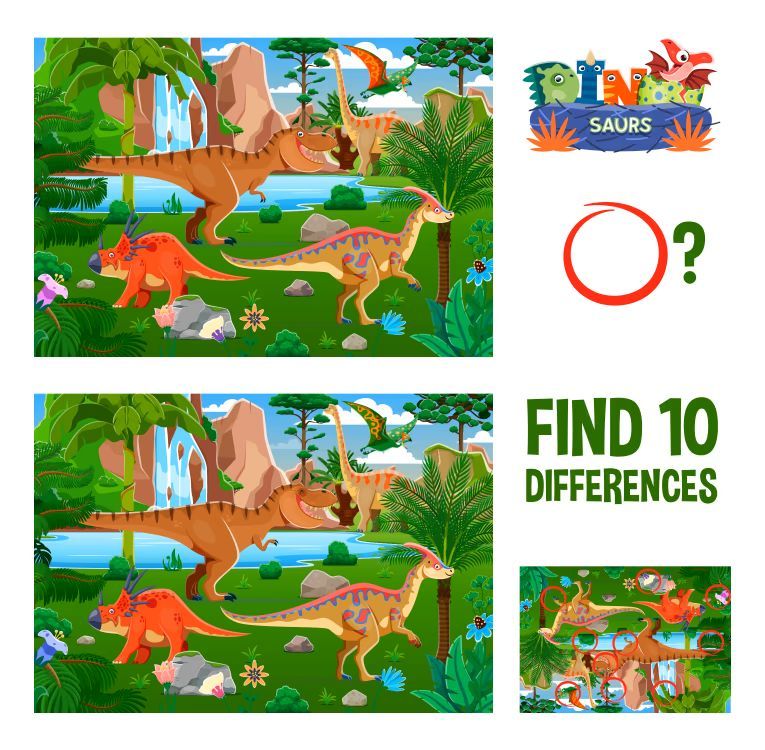 İki Resim Arasındaki 10 Farkı Bul