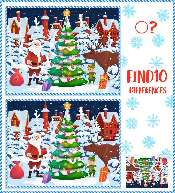 İki Resim Arasındaki 10 Farkı Bul