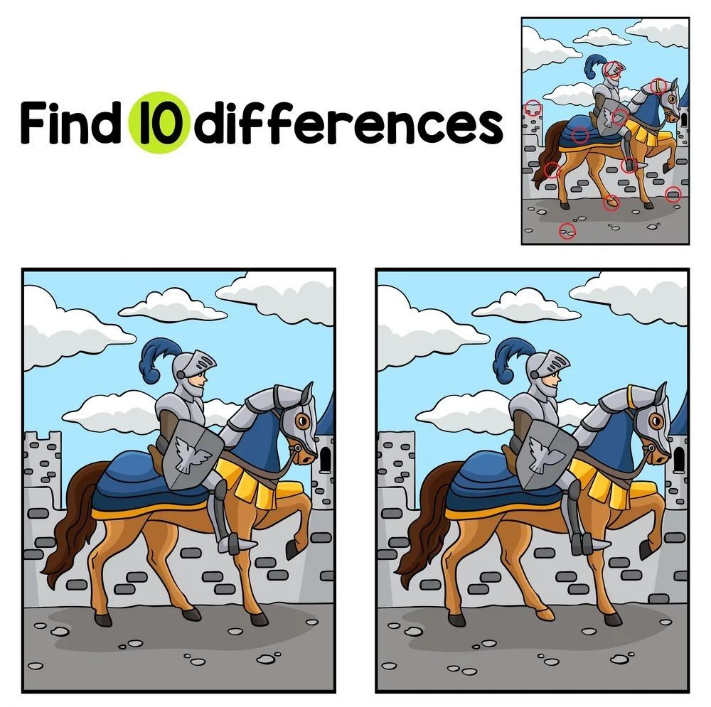 İki Resim Arasındaki 10 Farkı Bul