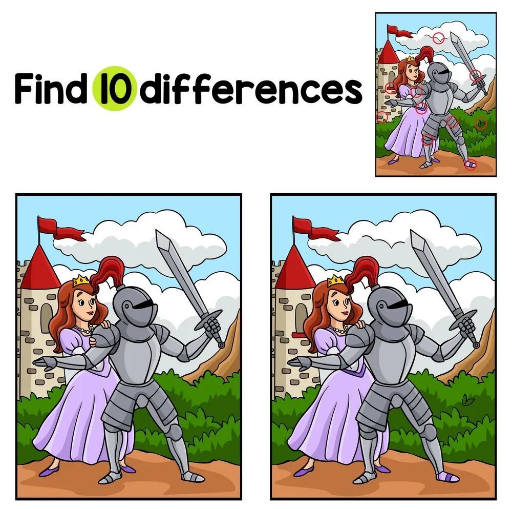 İki Resim Arasındaki 10 Farkı Bul