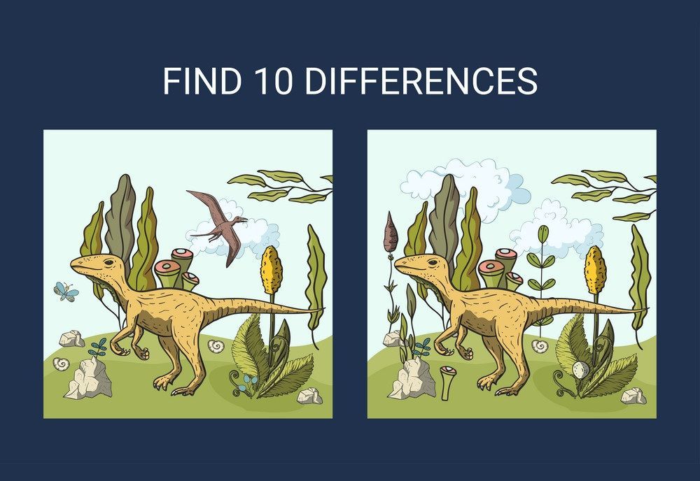 İki Resim Arasındaki 10 Farkı Bul