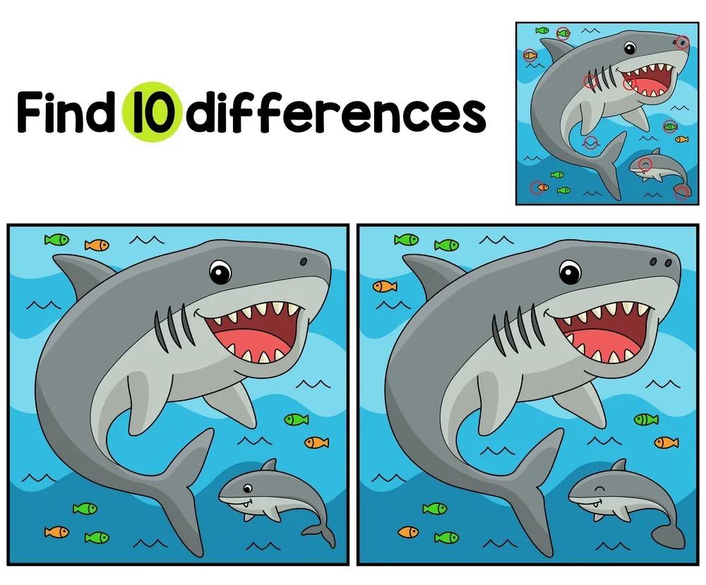 İki Resim Arasındaki 10 Farkı Bul