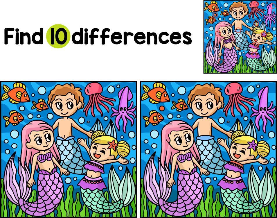 İki Resim Arasındaki 10 Farkı Bul