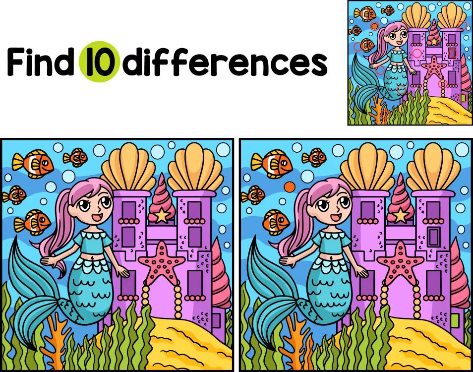 İki Resim Arasındaki 10 Farkı Bul