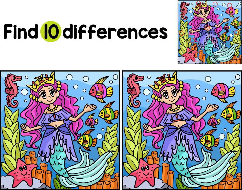 İki Resim Arasındaki 10 Farkı Bul