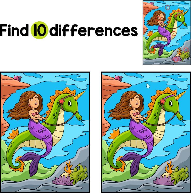 İki Resim Arasındaki 10 Farkı Bul