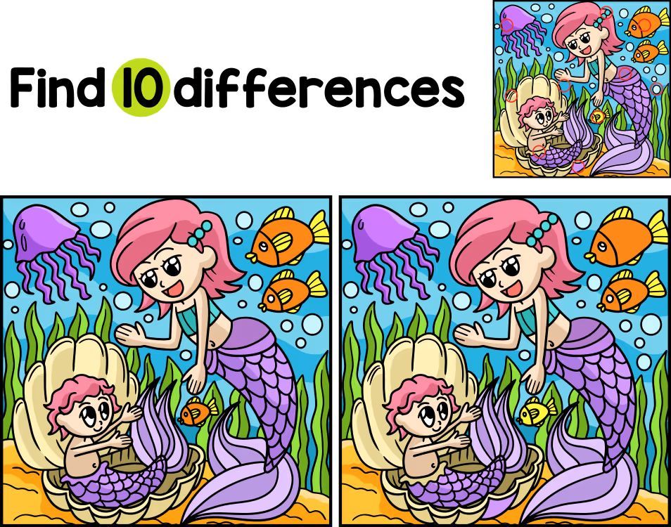 İki Resim Arasındaki 10 Farkı Bul