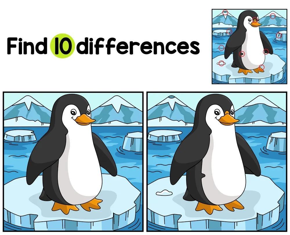 İki Resim Arasındaki 10 Farkı Bul