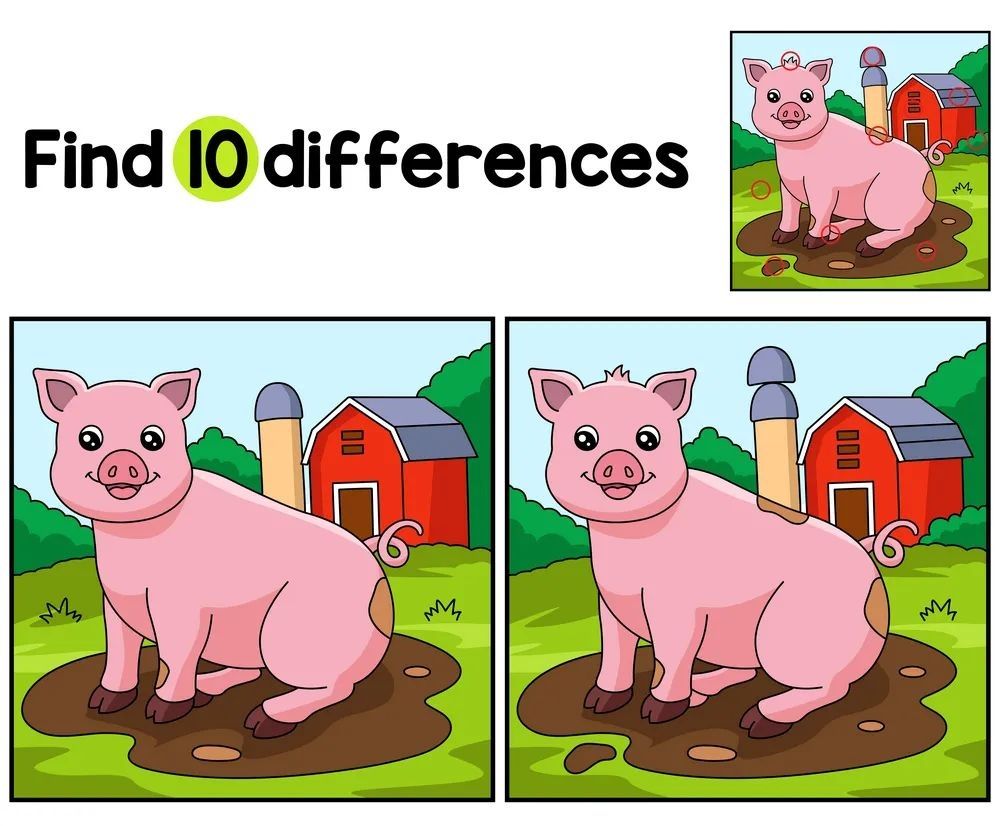 İki Resim Arasındaki 10 Farkı Bul