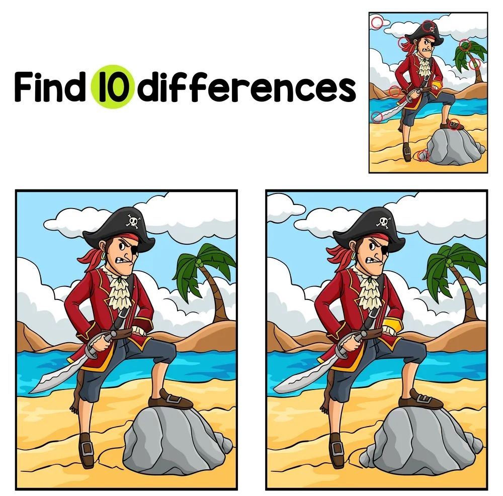 İki Resim Arasındaki 10 Farkı Bul