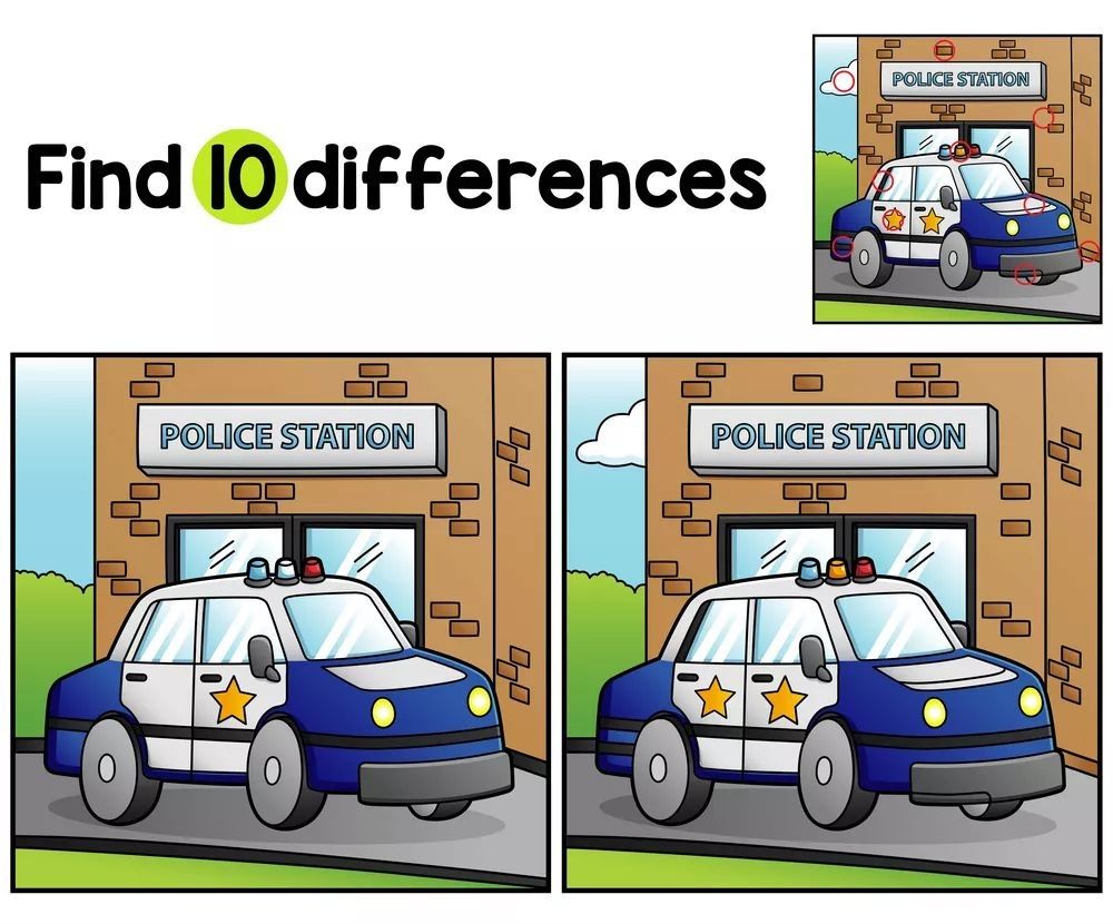 İki Resim Arasındaki 10 Farkı Bul