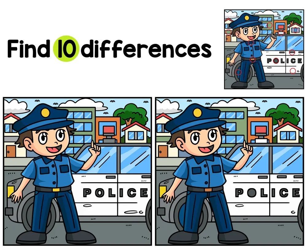 İki Resim Arasındaki 10 Farkı Bul