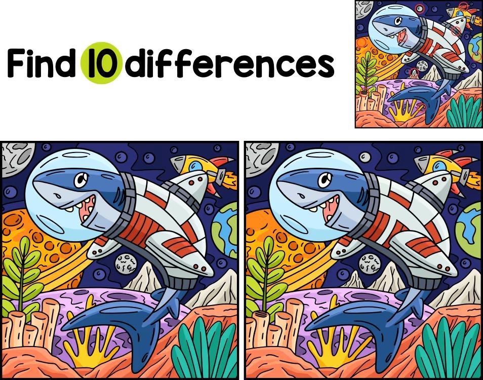 İki Resim Arasındaki 10 Farkı Bul