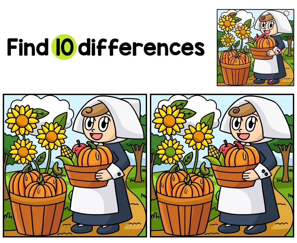 İki Resim Arasındaki 10 Farkı Bul