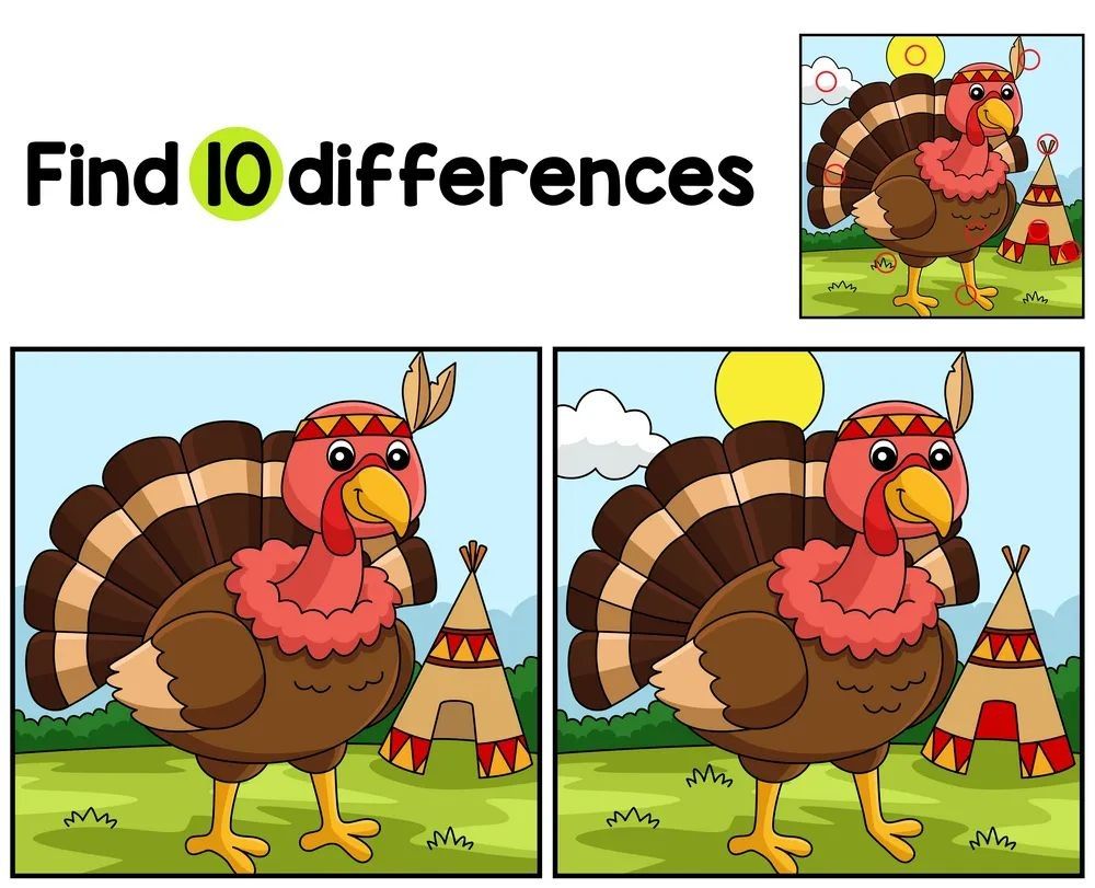 İki Resim Arasındaki 10 Farkı Bul