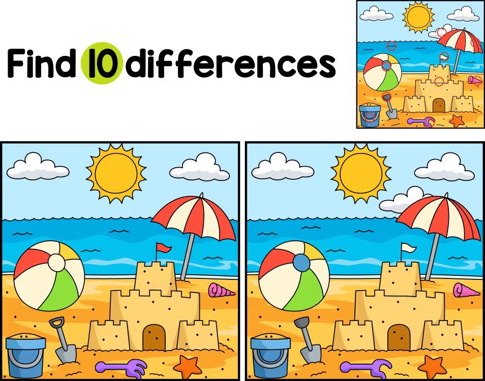 İki Resim Arasındaki 10 Farkı Bul