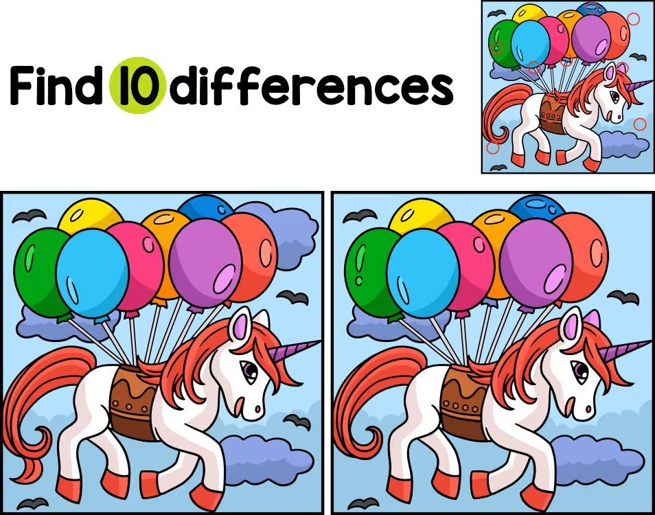 İki Resim Arasındaki 10 Farkı Bul