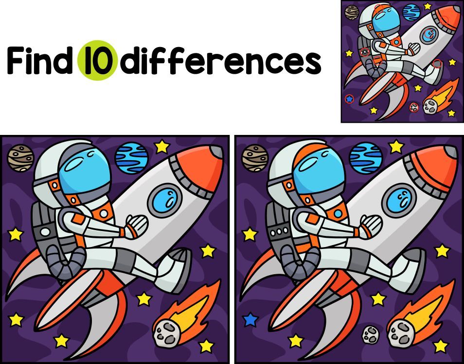 İki Resim Arasındaki 10 Farkı Bul