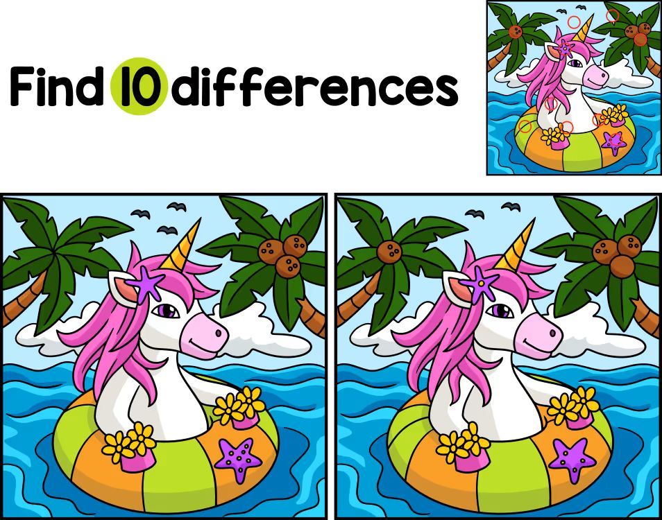 İki Resim Arasındaki 10 Farkı Bul