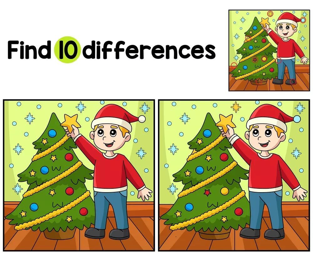 İki Resim Arasındaki 10 Farkı Bul