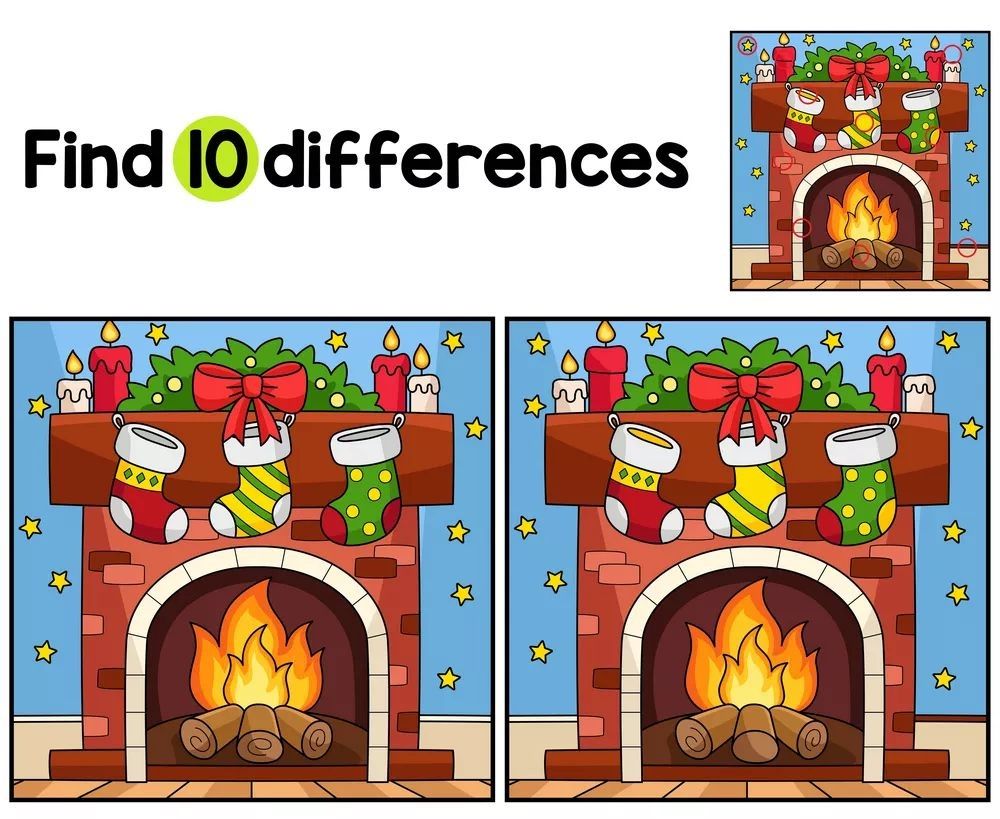 İki Resim Arasındaki 10 Farkı Bul