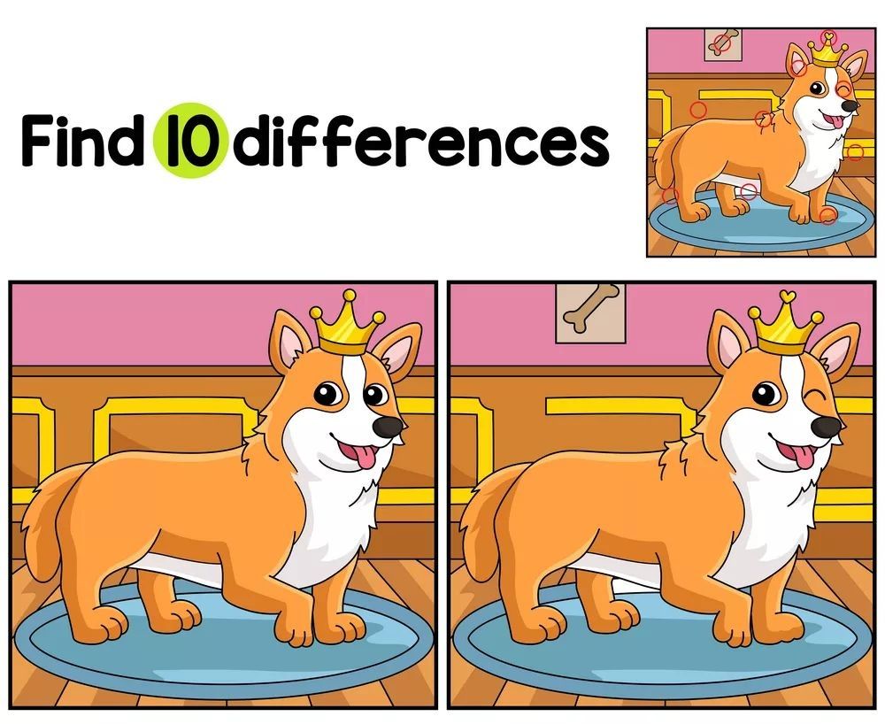 İki Resim Arasındaki 10 Farkı Bul