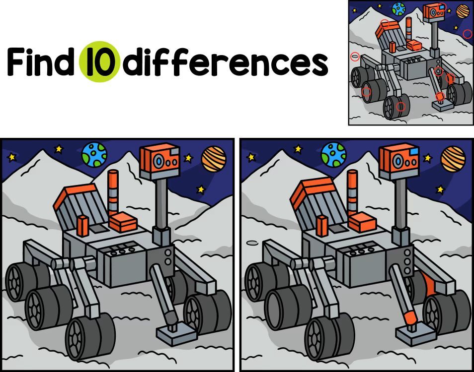 İki Resim Arasındaki 10 Farkı Bul