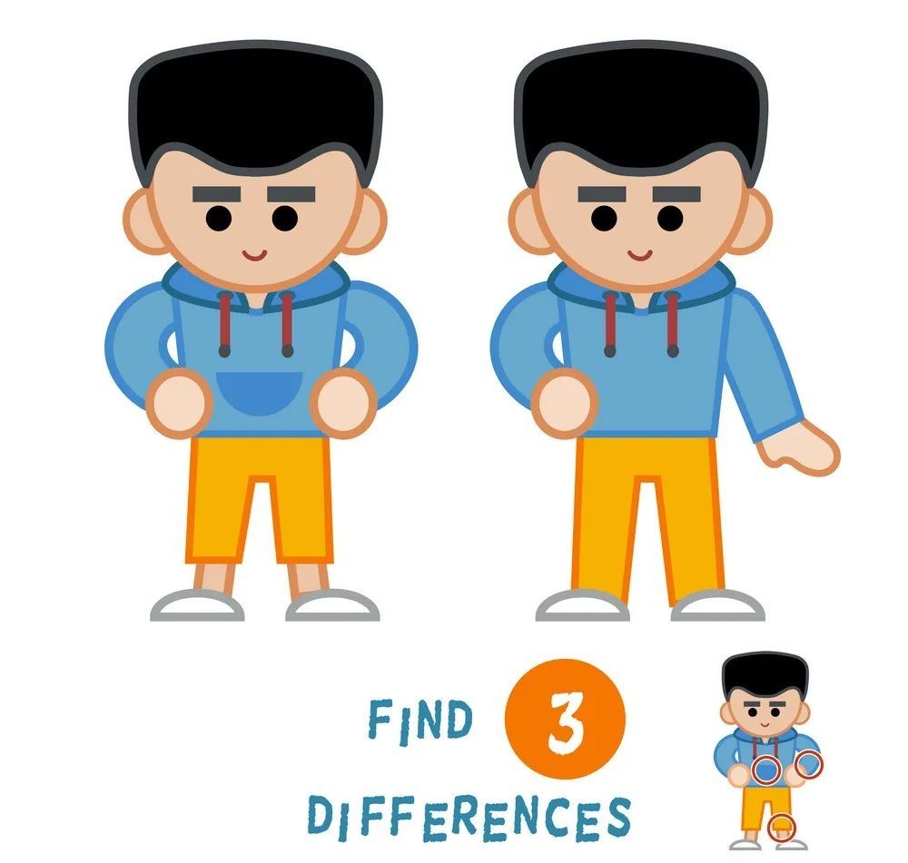 İki Resim Arasındaki 3 Farkı Bul