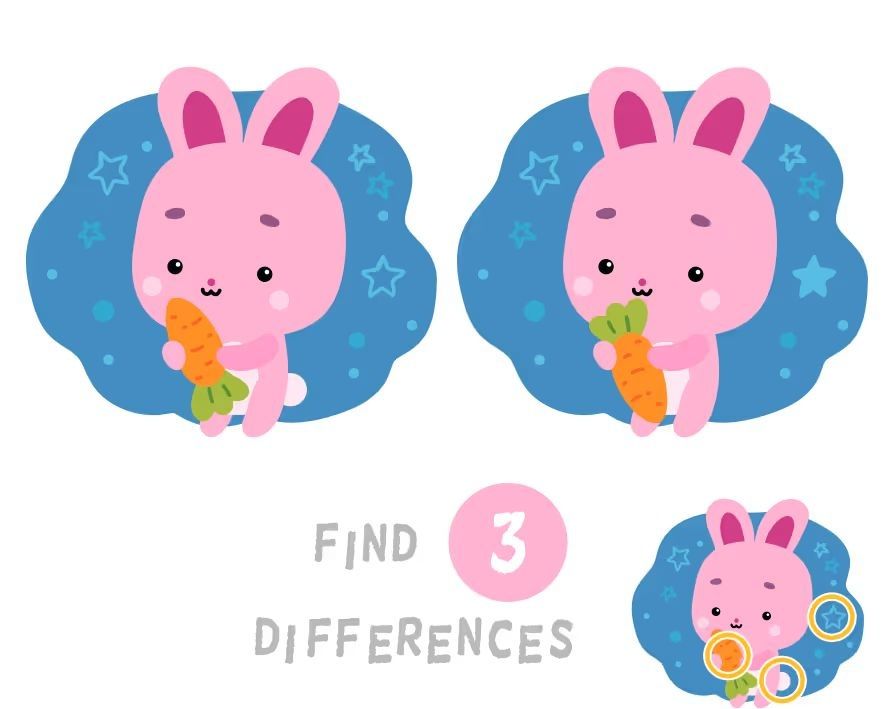 İki Resim Arasındaki 3 Farkı Bul