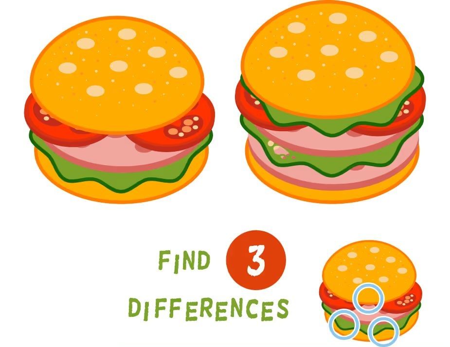 İki Resim Arasındaki 3 Farkı Bul