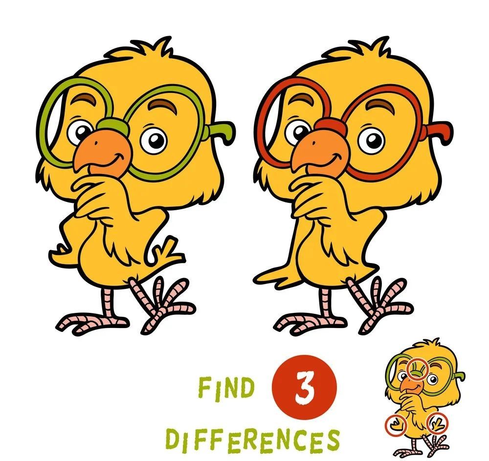 İki Resim Arasındaki 3 Farkı Bul